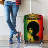 Angela Davis Rasta Freedom Luggage Cover